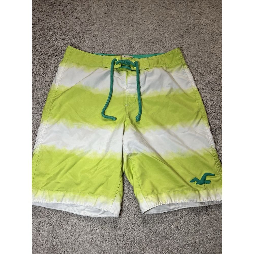 Men's Hollister Swimming Shorts Trunks Size Medium Y2K Summer Surf Beach‎